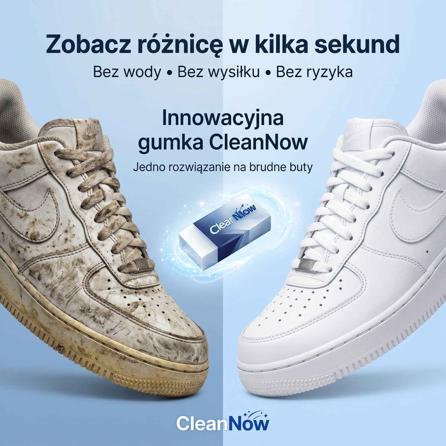 CleanNow-Twoje buty mogą wyglądać jak nowe w 10 sekund