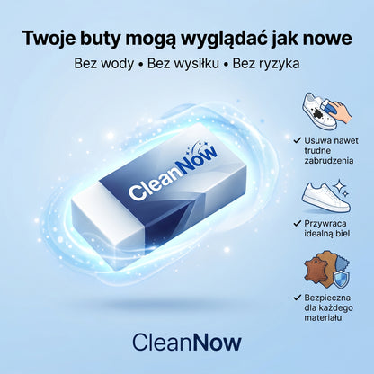 CleanNow-Twoje buty mogą wyglądać jak nowe w 10 sekund